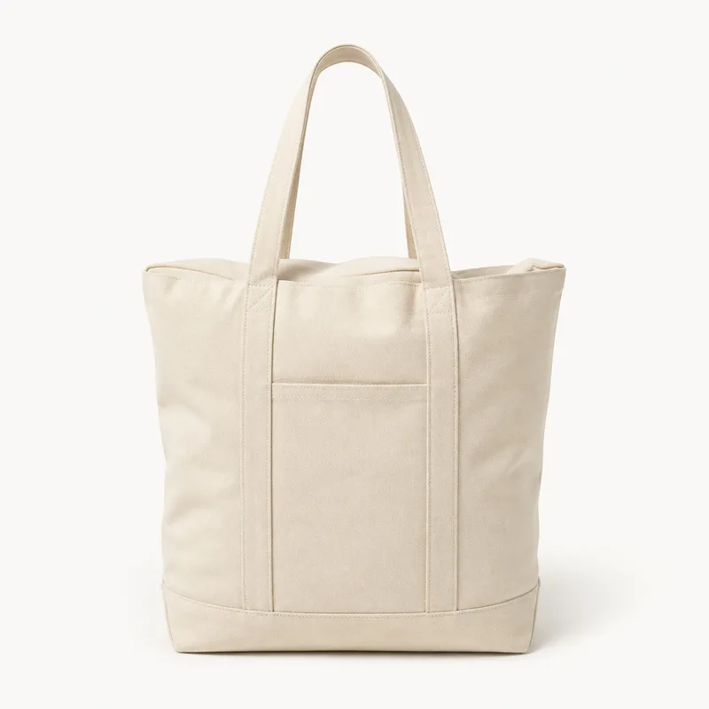 Market Cotton Tote with a custom printed logo